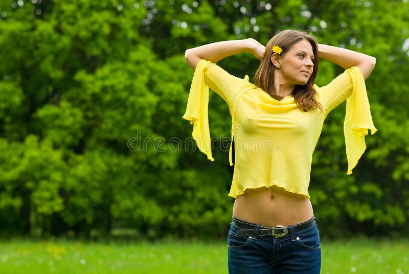 20-25 years old beautiful woman portrait at outdoors. 20-25 years old beautiful woman portrait at outdoors.