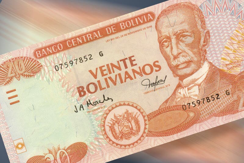 20 bolivianos dos pesos foto de stock. Imagem de pesos 1998480