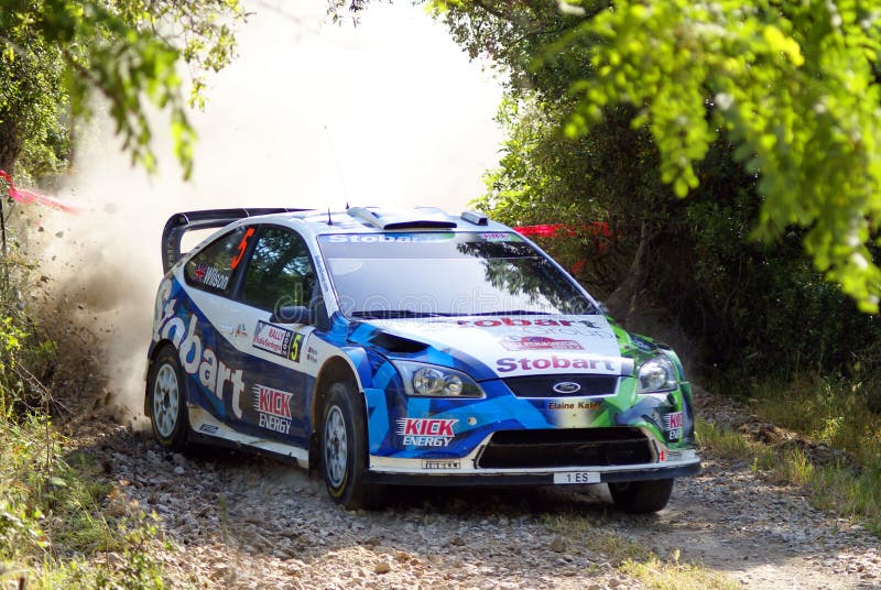 WRC 2009 - World Rally Championship - Rally d'Italia - Sardegna - 21/24 May 2009 - SS7 Sa Linea 23-05-2009 - Driver WILSON Matthew. WRC 2009 - World Rally Championship - Rally d'Italia - Sardegna - 21/24 May 2009 - SS7 Sa Linea 23-05-2009 - Driver WILSON Matthew