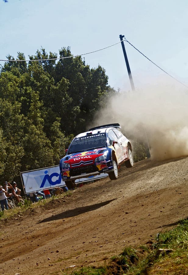 WRC 2009 - World Rally Championship - Rally d'Italia - Sardegna - 21/24 May 2009 - SS11 Fiorentini 23-05-2009 - Driver SÃ¨bastian LOEB - World Champion. WRC 2009 - World Rally Championship - Rally d'Italia - Sardegna - 21/24 May 2009 - SS11 Fiorentini 23-05-2009 - Driver SÃ¨bastian LOEB - World Champion