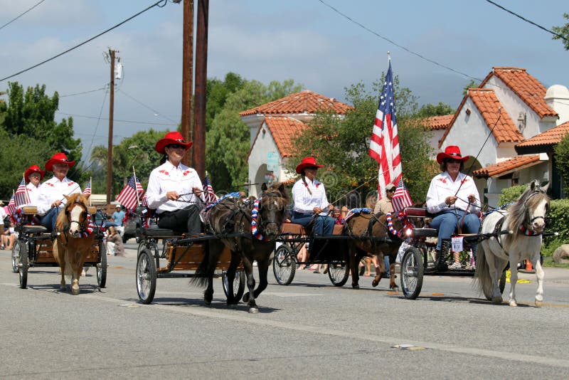 2010 4th Lipiec ojai parada zdjęcie royalty free 2010 4th Lipiec ojai parada zdjęcie royalty free