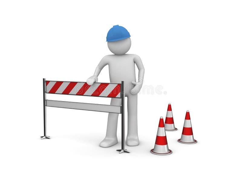 2010 new under construction royalty free illustration