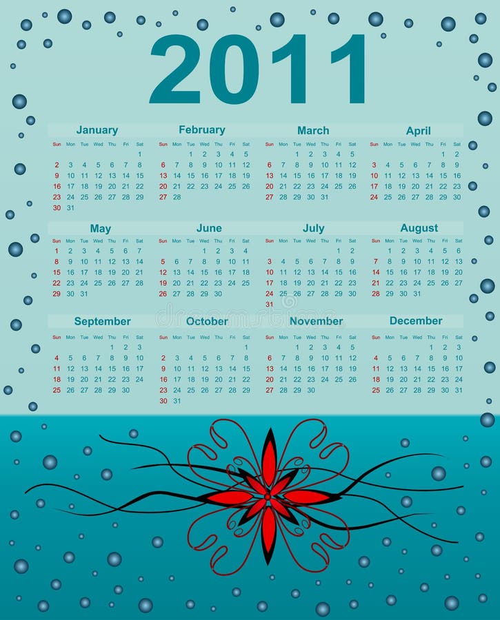 2011 Calendar.