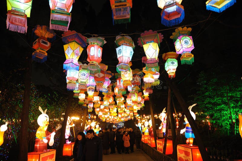 2011 Chinese New Year Temple Fair in Chengdu Editorial Image Image of