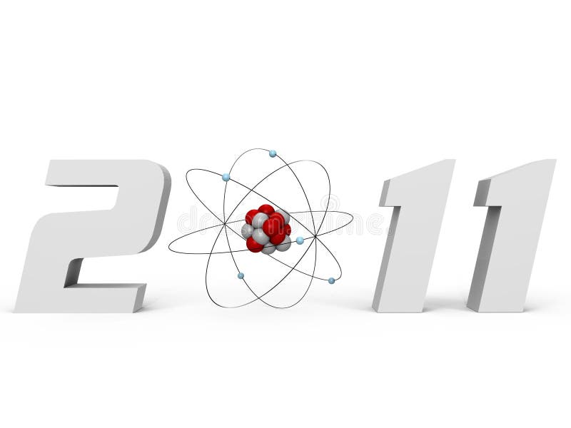 2011 International Year of Chemistry - a 3d image