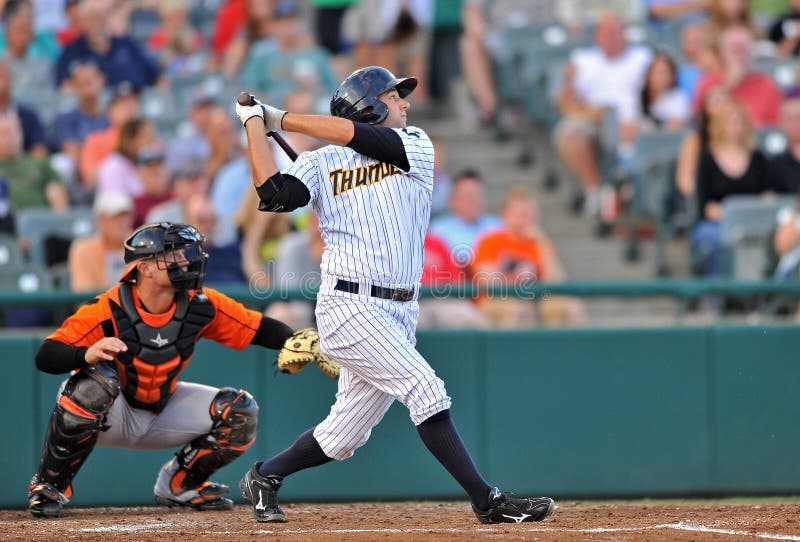 2012 Minor League Baseball Trenton Batter Editorial Photography