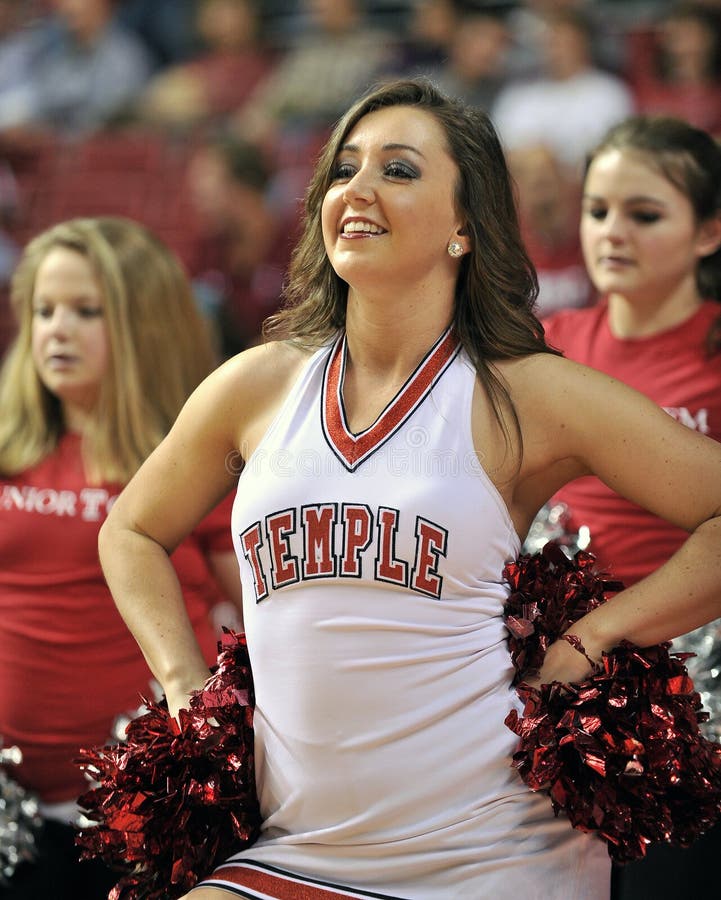 2012 NCAA Basketball Cheerleader Editorial Photo Image of temple, spirit 24014896