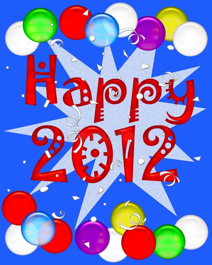 2012 new years poster