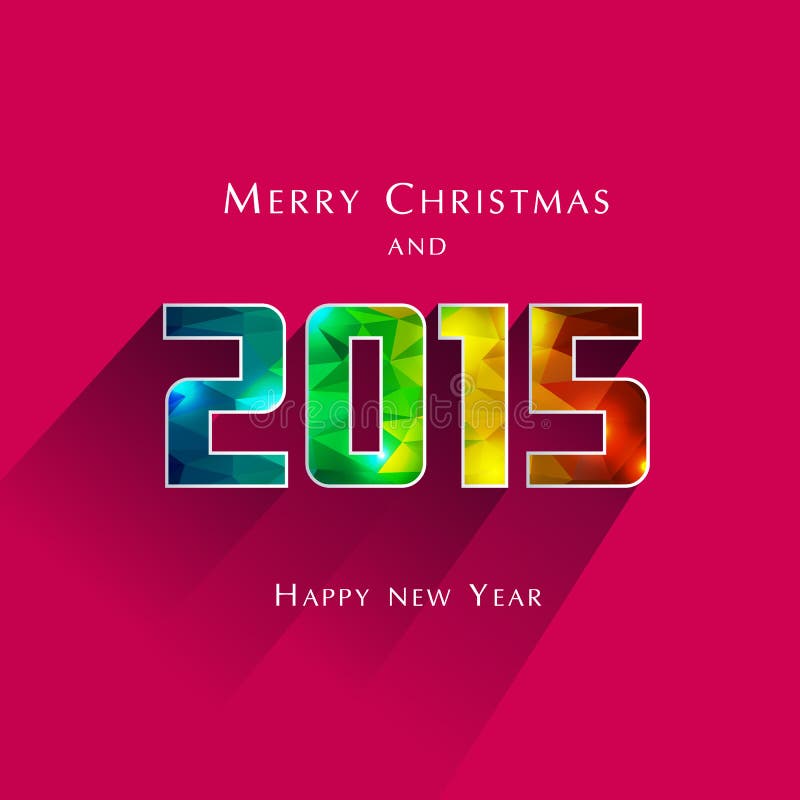 2015 New Year stock illustration
