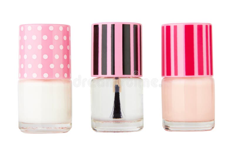 3 bottle with nail-polish