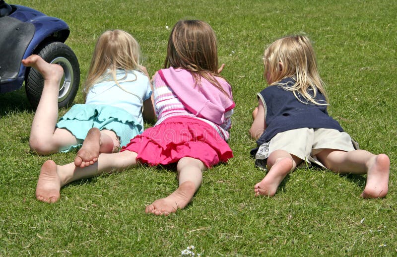 3 Girls stock image. Image of kids, family, grass, child - 847069