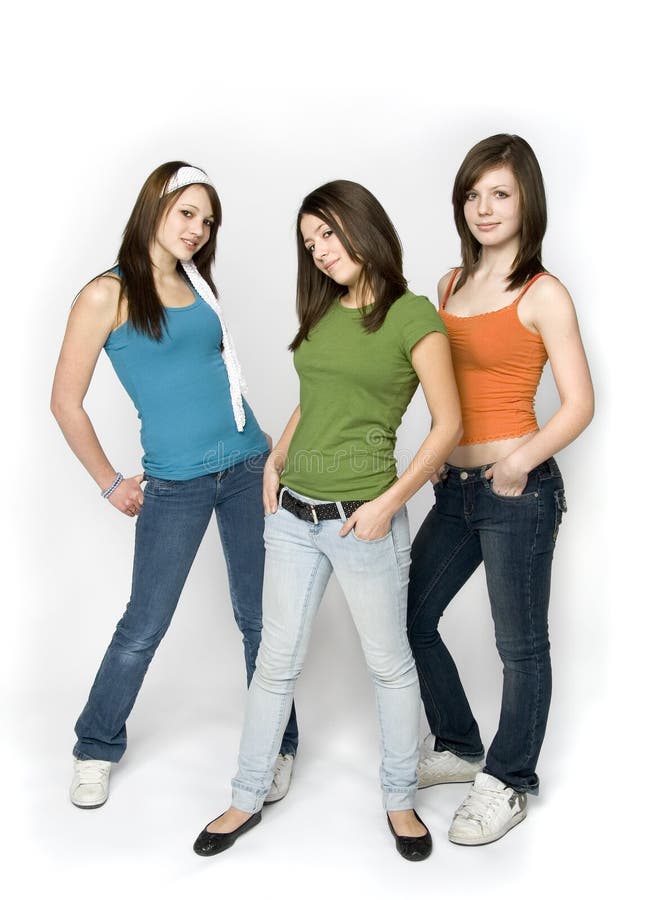 Three Teen Girls