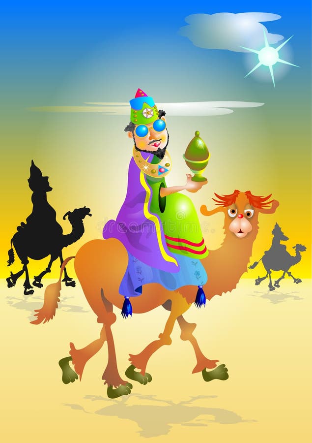 3 wisemen иллюстрация штока