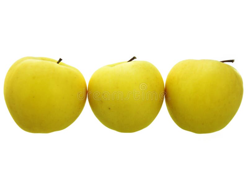 3 Yellow Apples