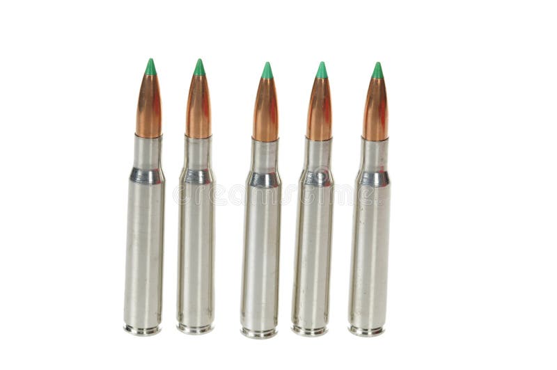 3006 cartridges stock photo. Image of chrome, caliber 37472716