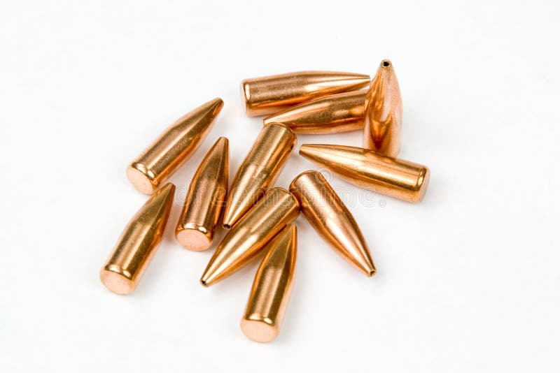 Bullets ready for reloading. Cal. .30 (7,62mm) Hollow point, boat tail type. Bullets ready for reloading. Cal. .30 (7,62mm) Hollow point, boat tail type.