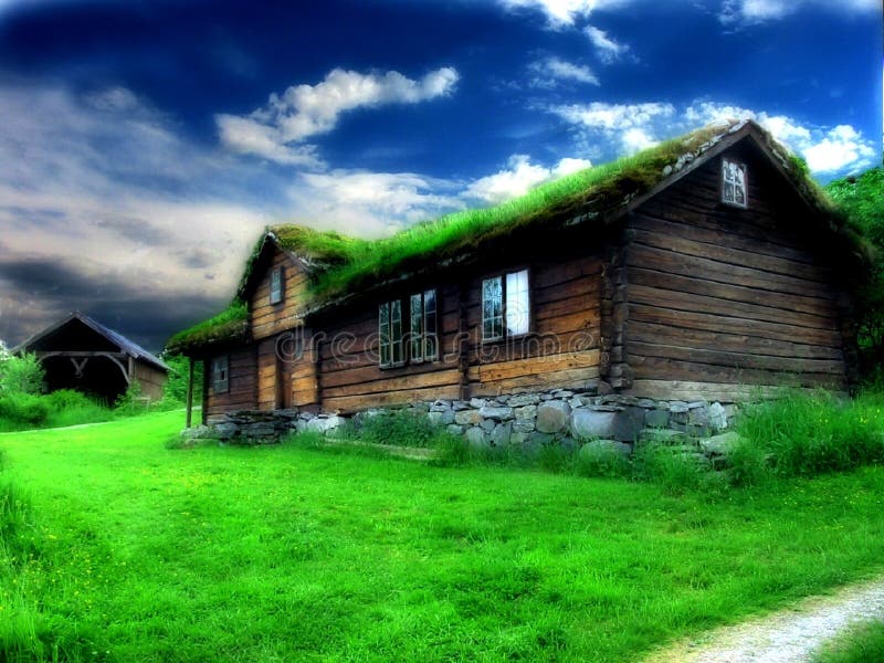 An old historic house, retouched in PS for a dreamy, unnatural look. Taken in Borgund Museum , Aalesund, Norway. An old historic house, retouched in PS for a dreamy, unnatural look. Taken in Borgund Museum , Aalesund, Norway.