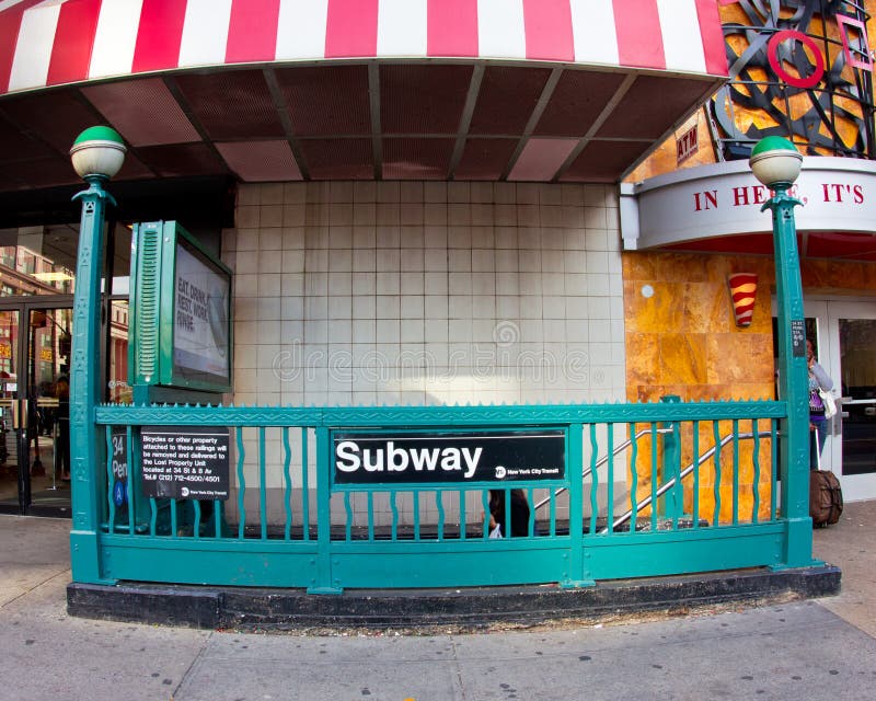 34th Street Subway Station royalty free stock image