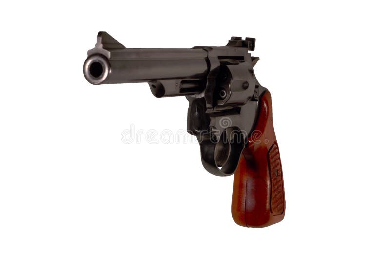 .357 Pistola de la botella doble foto de archivo .357 Pistola de la botella doble foto de archivo