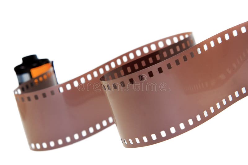 35mm Classic Negative Film Roll Isolated Stock Photo Image of