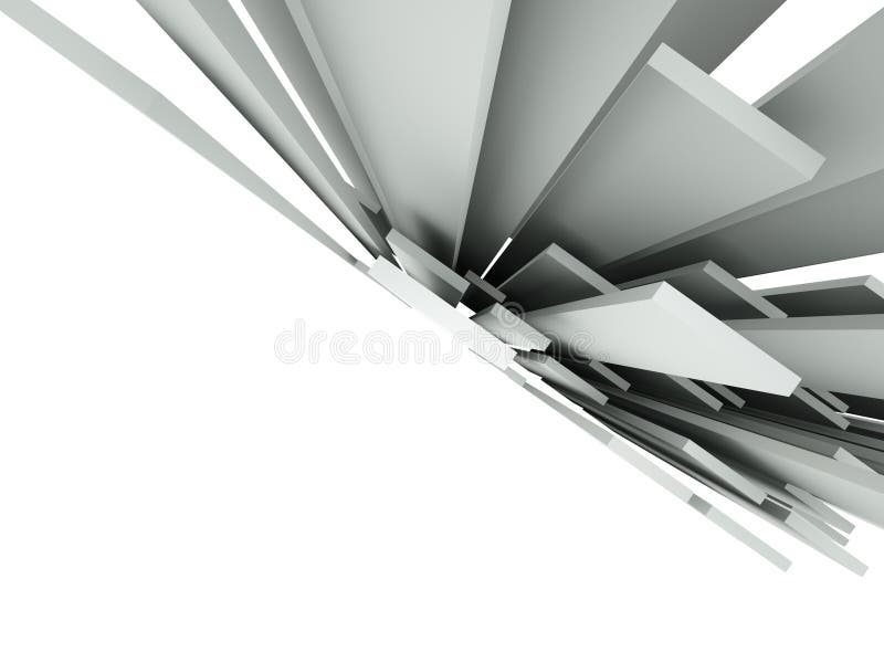 3d abstract architectural background