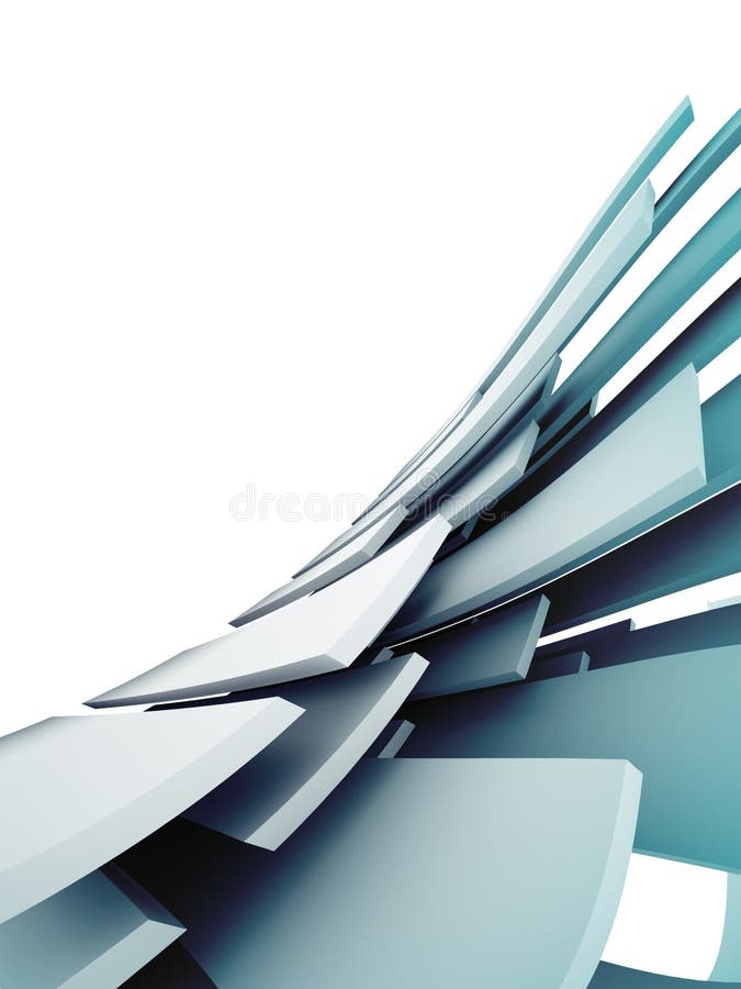 3d abstract architectural background