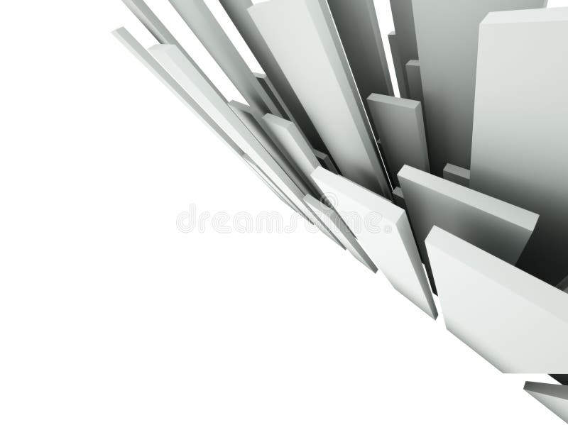 3d abstract architectural background