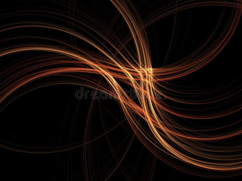 3D abstract light rays