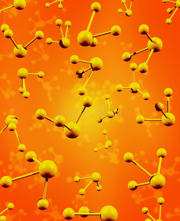 Ciencia hecho arriba  una imagen tridimensional creada usando un modelo de computadora de átomos través de vistoso escalada.