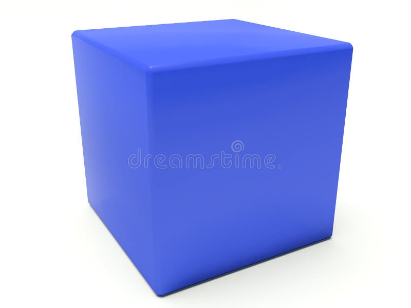 3d Building Brick royalty free illustration