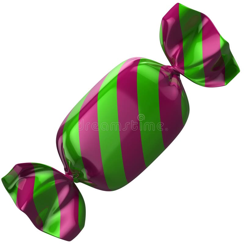 3d candy isolated