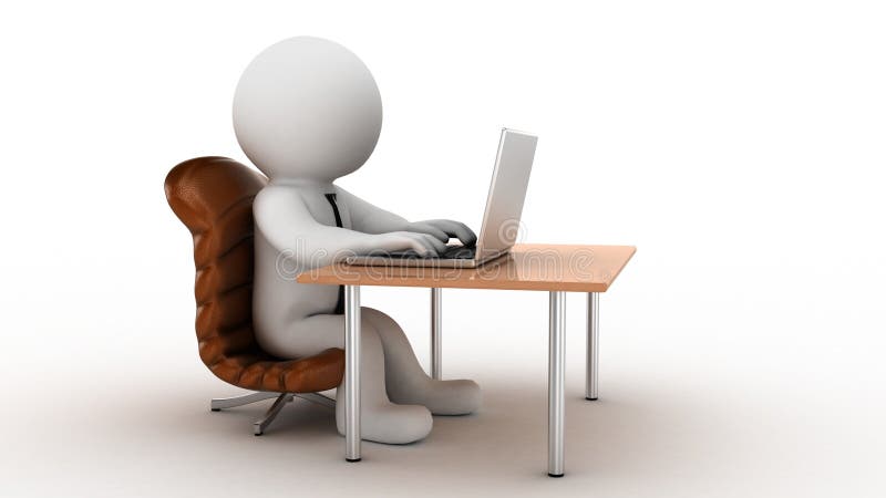 3d cartoon office worker stock illustration. Illustration of person - 15830858 3d cartoon office worker stock illustration. Illustration of person - 15830858