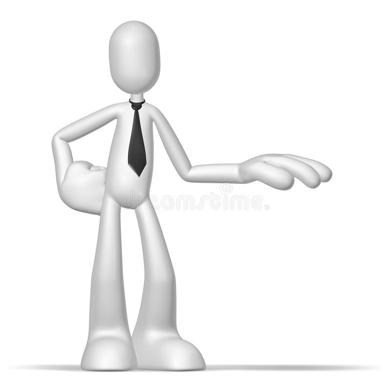 3d character vector illustration