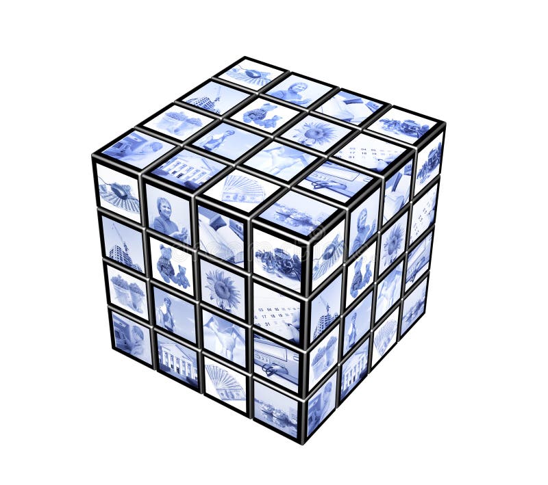 3d cube royalty free illustration