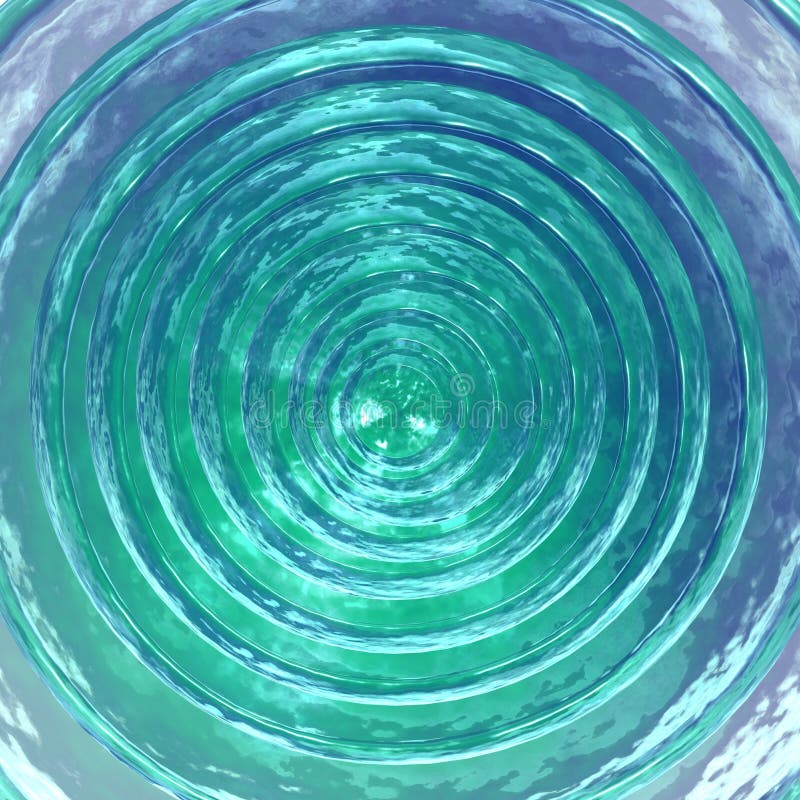 3D-Deep sparkling whirlpool