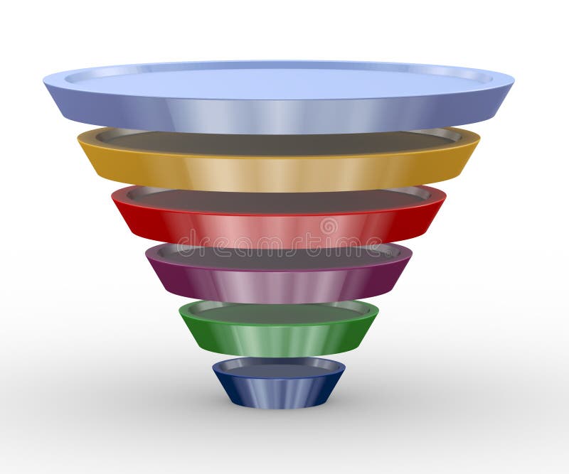 3d Funnel Structure Design Royalty Free Stock Images Image 28957839