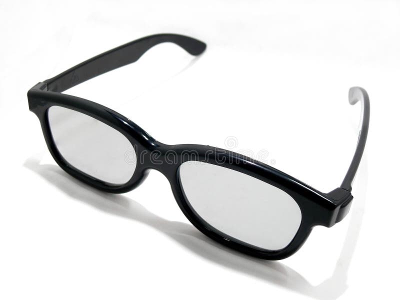 3D Glasses stock image. Image of black, glasses, plastic - 17754237
