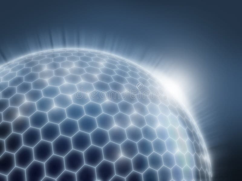 3d globalna ilustracyjna sieć ilustracja wektor