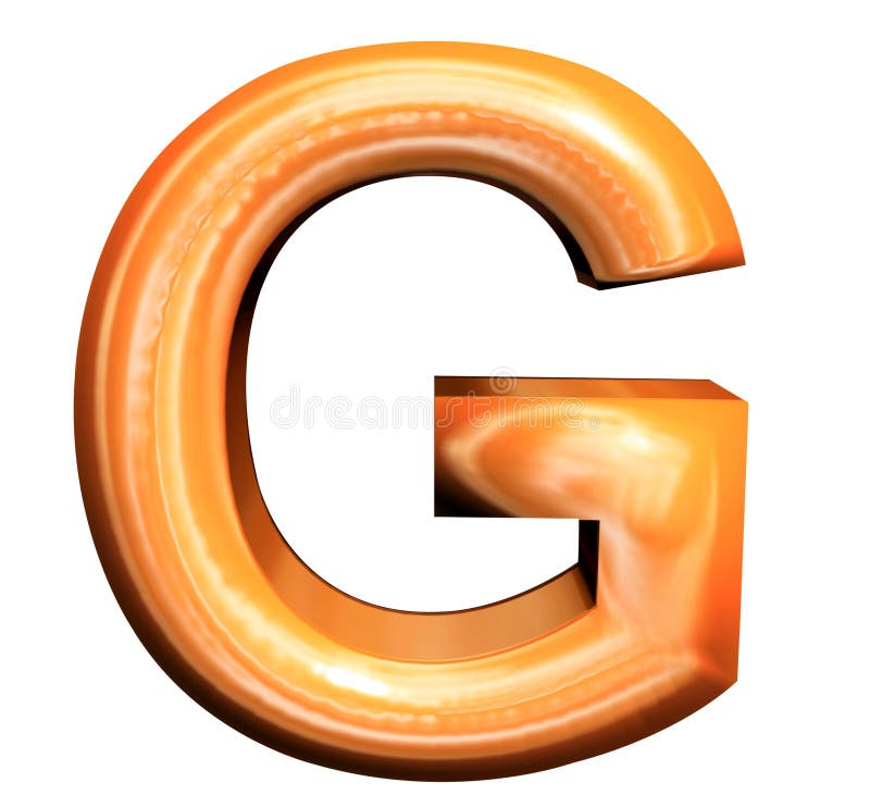 3D Golden Letters