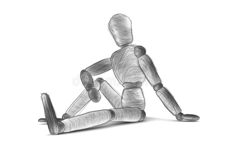 3d Human Sketch Stock Images Image 10301534