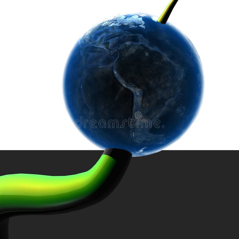 3D Logo Earth