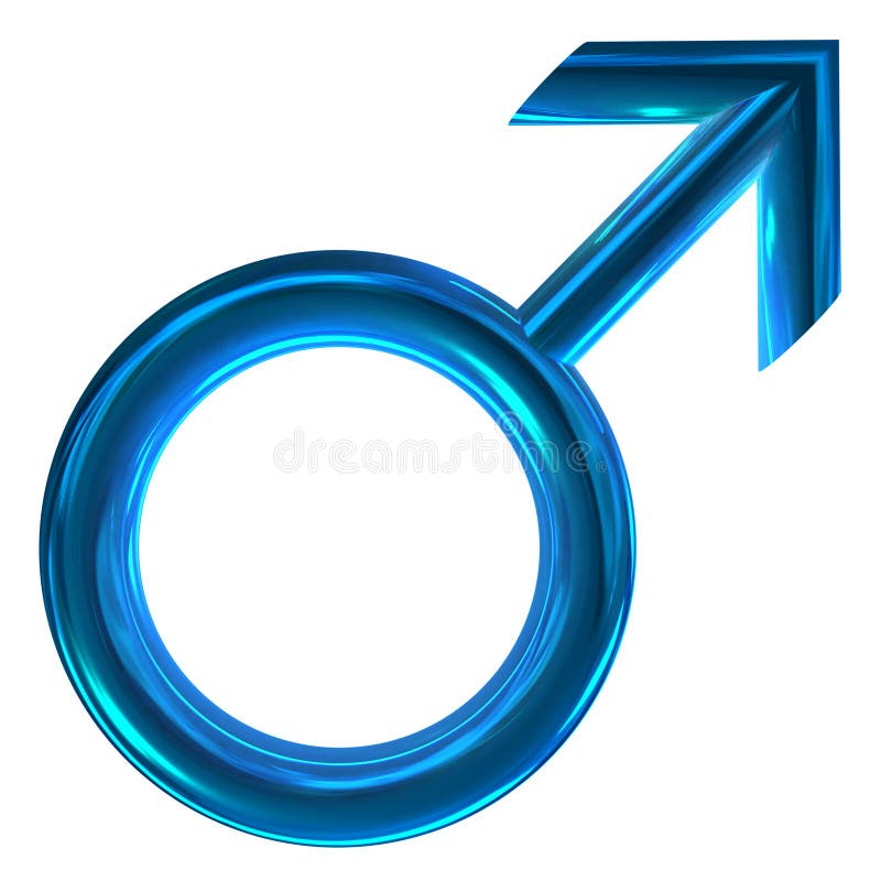 3d Male Symbol Stock Image Image 6478321