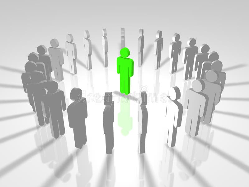 3D man army royalty free illustration