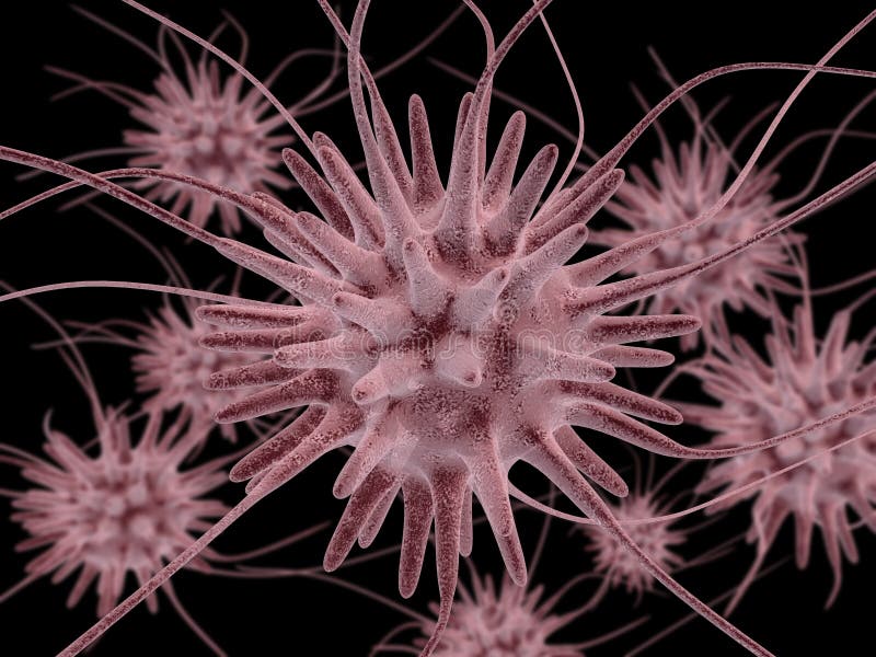 3d microbios #2 libre illustration