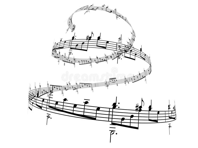 3d music notes