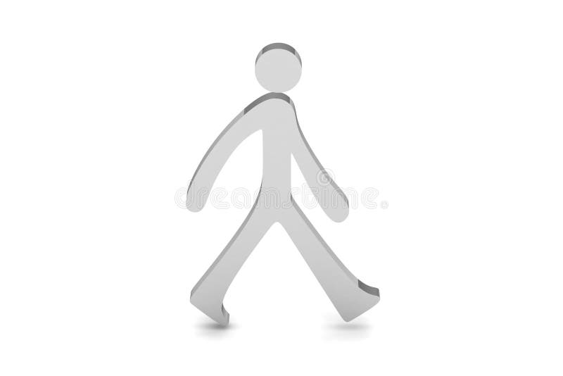 3D person walking