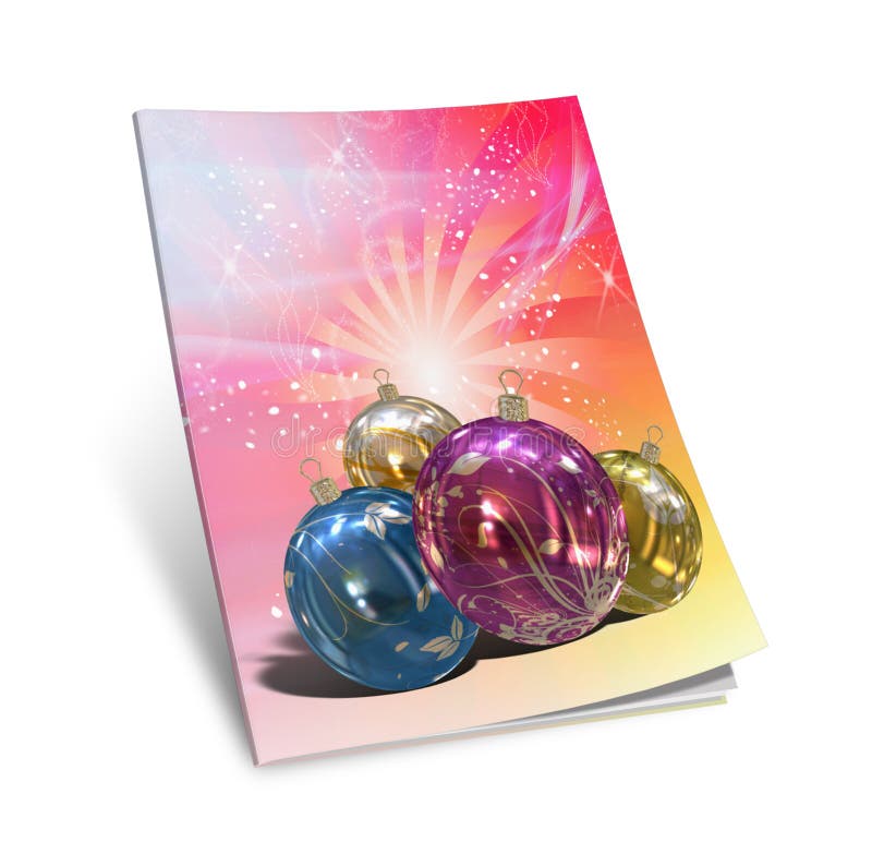 3d rendent le cahier de Noël illustration libre de droits 3d rendent le cahier de Noël illustration libre de droits