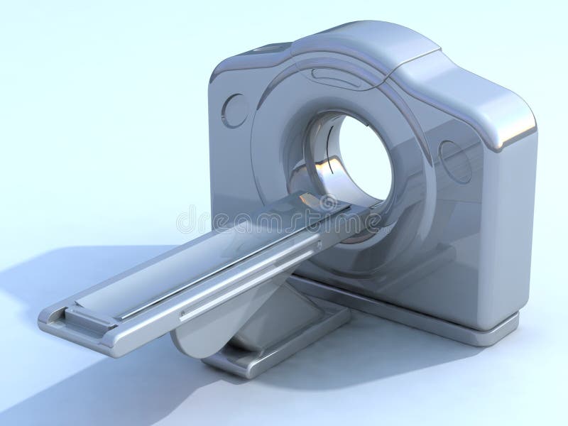 3d render ct or cat scanner