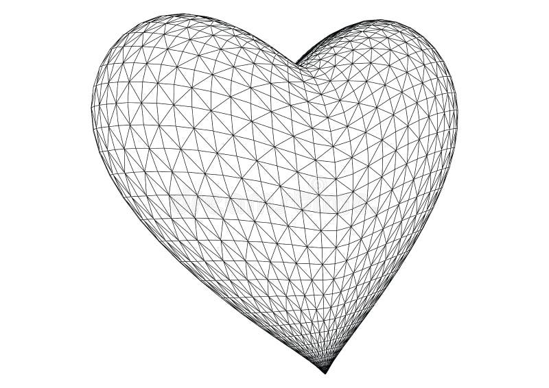 3d rendered heart vector