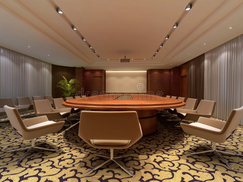 3D rendering of a Conference room